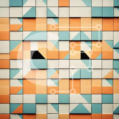 Intra Συλλεκτικό Ξύλινο Παζλ Plywood  4mm - Όμορφος ψηφιδωτός τοίχος με γεωμετρικό σχέδιο Σε Ξύλινο Κουτί - Διαστάσεις Puzzle: 10x10 cm – 25 κομμάτια - Image 1