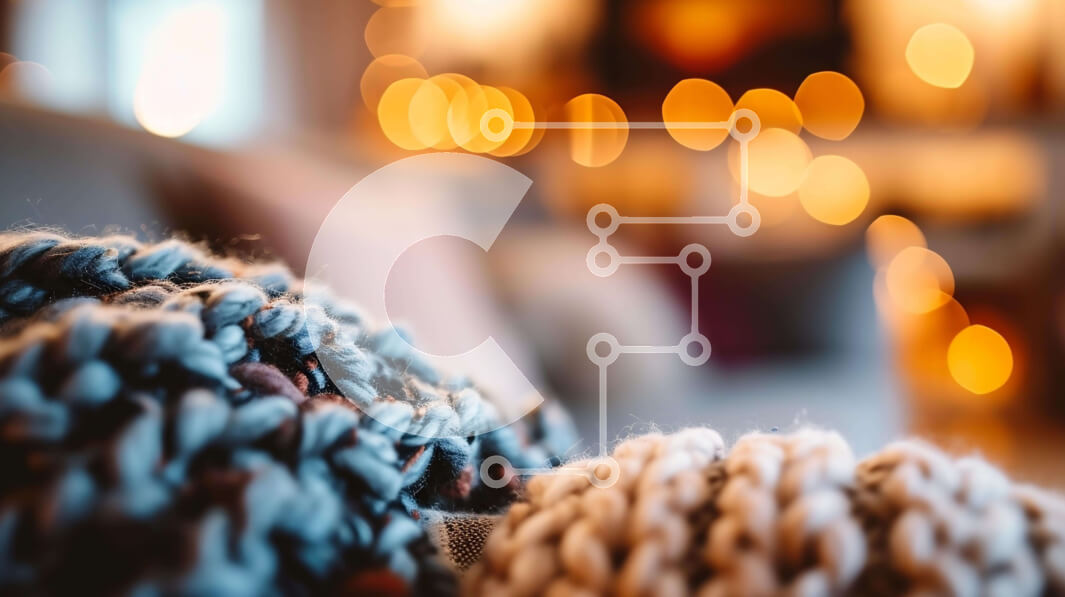 Intra Συλλεκτικό Ξύλινο Παζλ Plywood  4mm - Πλεκτή μπάλα νήματος στον καναπέ για τη χειμερινή σεζόν Σε Ξύλινο Κουτί - Διαστάσεις Puzzle: 10x10 cm – 25 κομμάτια