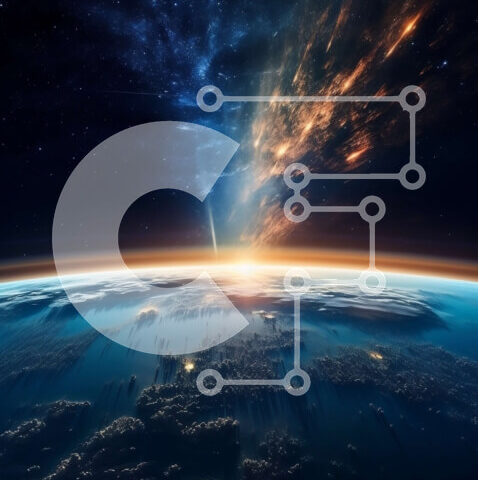 Intra Συλλεκτικό Ξύλινο Παζλ Plywood  4mm - Εκπληκτική εναέρια εικόνα της Γης στην Ανατολή από το Διάστημα Σε Ξύλινο Κουτί - Διαστάσεις Puzzle: 10x10 cm – 25 κομμάτια - Image 1