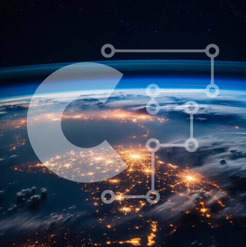 Intra Συλλεκτικό Ξύλινο Παζλ Plywood 4mm - Εκπληκτική εναέρια εικόνα της Γης τη νύχτα από το διάστημα Σε Ξύλινο Κουτί - Διαστάσεις Puzzle: 10x10 cm – 25 κομμάτια - Image 1