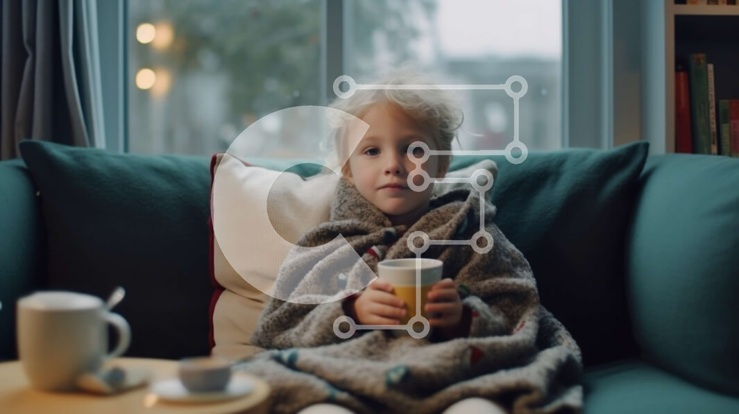 Intra Συλλεκτικό Ξύλινο Παζλ Plywood  4mm - Άνετη εικόνα νεαρής κοπέλας που πίνει καφέ και κοιτάζει έξω από το παράθυρο Σε Ξύλινο Κουτί - Διαστάσεις Puzzle: 10x10 cm – 25 κομμάτια