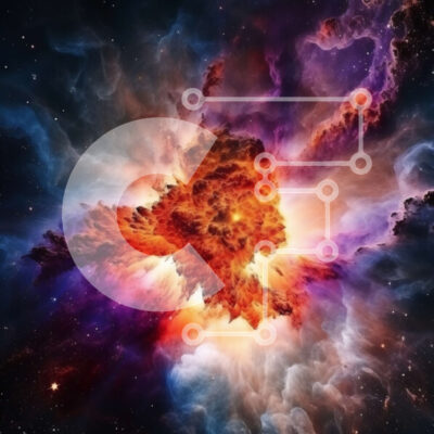 Intra Συλλεκτικό Ξύλινο Παζλ Plywood  4mm - Εκπληκτική εικόνα ενός νεφελώματος στο διάστημα Σε Ξύλινο Κουτί - Διαστάσεις Puzzle: 10x10 cm – 25 κομμάτια - Image 1