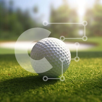 Intra Συλλεκτικό Ξύλινο Παζλ Plywood 4mm - Λευκή μπάλα του γκολφ στο πράσινο γήπεδο γκολφ Σε Ξύλινο Κουτί - Διαστάσεις Puzzle: 10x10 cm – 25 κομμάτια - Image 1