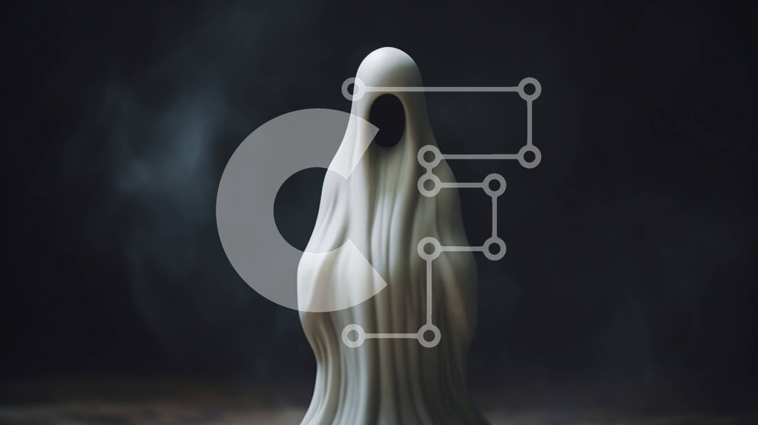 Intra Συλλεκτικό Ξύλινο Παζλ Plywood  4mm - Λευκό ειδώλιο σαν φάντασμα στο σκοτάδι Σε Ξύλινο Κουτί - Διαστάσεις Puzzle: 10x10 cm – 25 κομμάτια