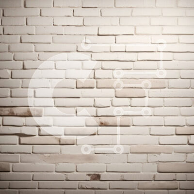 Intra Συλλεκτικό Ξύλινο Παζλ Plywood  4mm - Κοντινή όψη της ξεπερασμένης υφής λευκού τοίχου από τούβλα Σε Ξύλινο Κουτί - Διαστάσεις Puzzle: 10x10 cm – 25 κομμάτια - Image 1