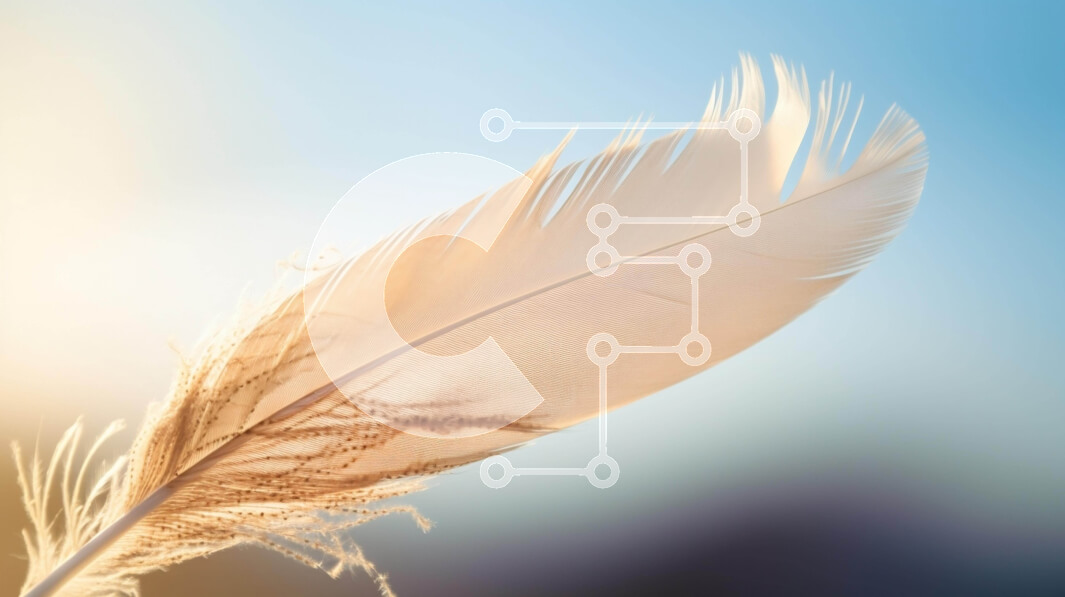 Intra Συλλεκτικό Ξύλινο Παζλ Plywood  4mm - Μονό λευκό φτερό που επιπλέει στον αέρα Σε Ξύλινο Κουτί - Διαστάσεις: 10x10 cm – 25 κομμάτια