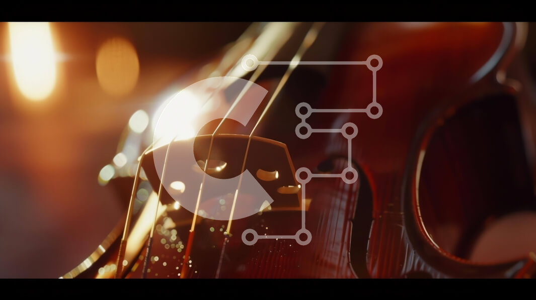 Intra Συλλεκτικό Ξύλινο Παζλ Plywood  4mm - Κοντινή όψη ενός καλοσυντηρημένου βιολιού Σε Ξύλινο Κουτί - Διαστάσεις Puzzle: 10x10 cm – 25 κομμάτια