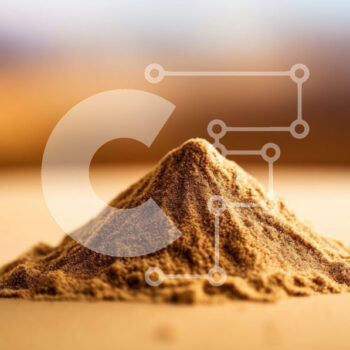 Intra Συλλεκτικό Ξύλινο Παζλ Plywood  4mm - Όμορφη κινηματογράφηση σε πρώτο πλάνο από ανοιχτό καφέ σωρό άμμου στο τραπέζι Σε Ξύλινο Κουτί - Διαστάσεις Puzzle: 10x10 cm – 25 κομμάτια - Image 1