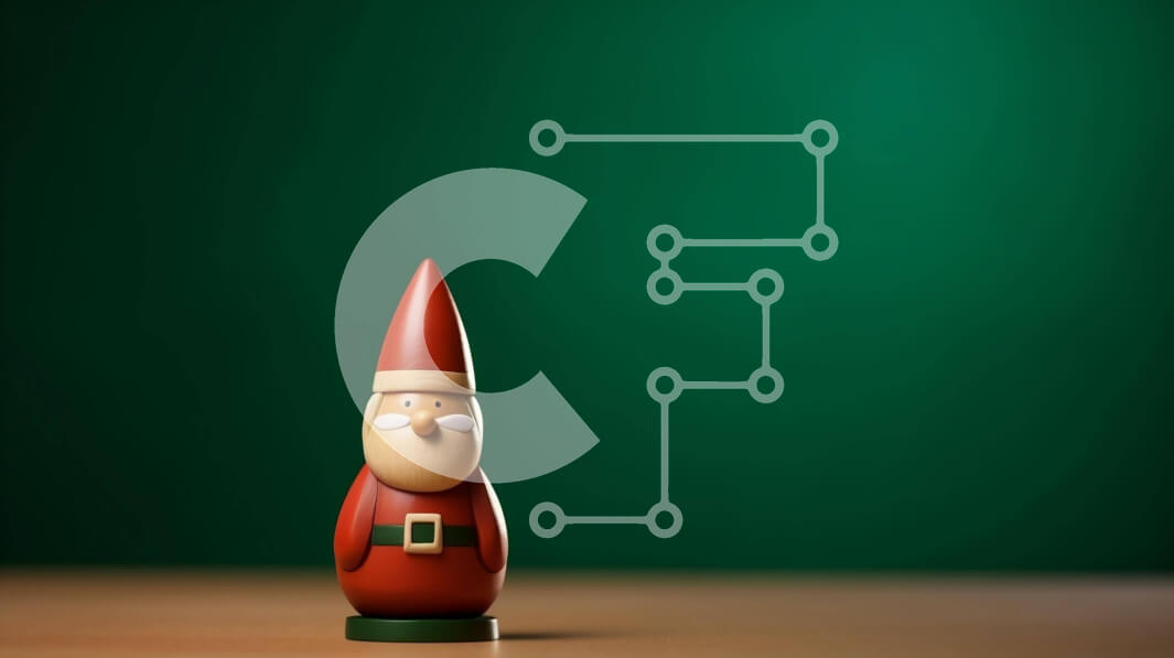 Intra Συλλεκτικό Ξύλινο Παζλ Plywood  4mm - Ξύλινο ειδώλιο Άγιου Βασίλη σε πράσινο φόντο Σε Ξύλινο Κουτί - Διαστάσεις: 10x10 cm – 25 κομμάτια