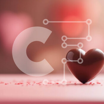 Intra Συλλεκτικό Ξύλινο Παζλ Plywood  4mm - Μπάρα σοκολάτας σε σχήμα καρδιάς σε θολό φόντο Σε Ξύλινο Κουτί - Διαστάσεις Puzzle: 10x10 cm – 25 κομμάτια - Image 1