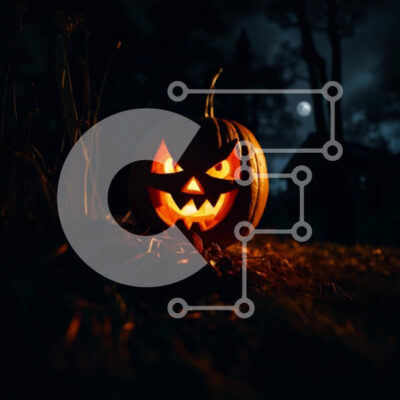 Intra Συλλεκτικό Ξύλινο Παζλ Plywood  4mm - Απόκοσμο φανάρι Jack-o-Lantern με φως κεριών για το Halloween Σε Ξύλινο Κουτί - Διαστάσεις: 10x10 cm – 25 κομμάτια - Image 1