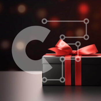 Intra Συλλεκτικό Ξύλινο Παζλ Plywood  4mm - Μαύρο κουτί δώρου με κόκκινη κορδέλα στο τραπέζι Σε Ξύλινο Κουτί - Διαστάσεις Puzzle: 10x10 cm – 25 κομμάτια - Image 1