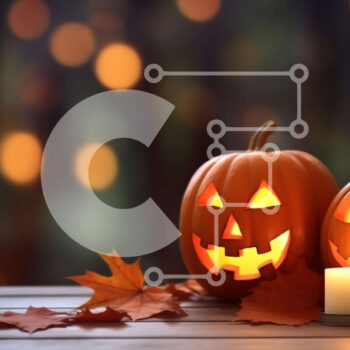 Intra Συλλεκτικό Ξύλινο Παζλ Plywood  4mm - Φανάρια Jack-o'-Halloween σε ένα ξύλινο τραπέζι Σε Ξύλινο Κουτί - Διαστάσεις Puzzle: 10x10 cm – 25 κομμάτια - Image 1