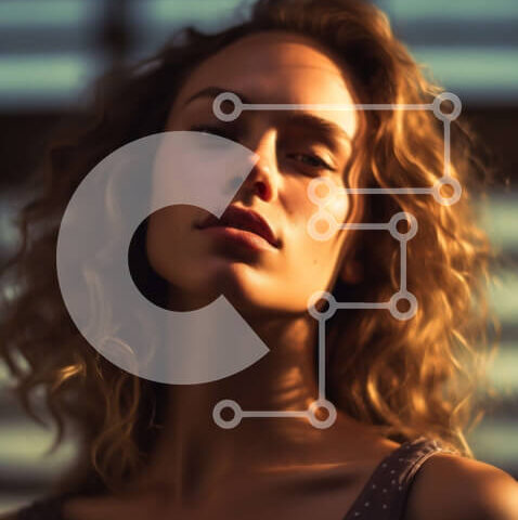 Intra Συλλεκτικό Ξύλινο Παζλ Plywood 4mm - Όμορφη εικόνα μιας νεαρής γυναίκας που κοιτάζει έξω από το παράθυρο Σε Ξύλινο Κουτί - Διαστάσεις Puzzle: 10x10 cm – 25 κομμάτια - Image 1