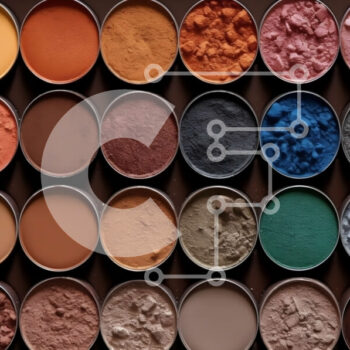 Intra Συλλεκτικό Ξύλινο Παζλ Plywood  4mm - Όμορφη συλλογή από σκιές ματιών σε μια ποικιλία αποχρώσεων Σε Ξύλινο Κουτί - Διαστάσεις Puzzle: 10x10 cm – 25 κομμάτια - Image 1