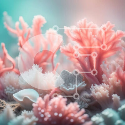 Intra Συλλεκτικό Ξύλινο Παζλ Plywood  4mm - Όμορφη εικόνα ενός πολύχρωμου κοραλλιογενούς υφάλου Σε Ξύλινο Κουτί - Διαστάσεις: 10x10 cm – 25 κομμάτια - Image 1