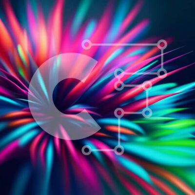 Intra Συλλεκτικό Ξύλινο Παζλ Plywood  4mm - Δονούμενη εικόνα από κοντά ενός αφηρημένου λουλουδιού Σε Ξύλινο Κουτί - Διαστάσεις: 10x10 cm – 25 κομμάτια - Image 1