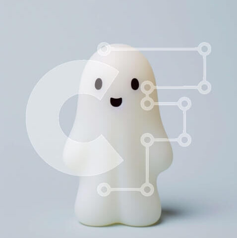 Intra Συλλεκτικό Ξύλινο Παζλ Plywood  4mm - Λάμπα σε σχήμα φαντάσματος στην άμμο Σε Ξύλινο Κουτί - Διαστάσεις Puzzle: 10x10 cm – 25 κομμάτια - Image 1