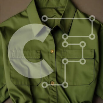 Intra Συλλεκτικό Ξύλινο Παζλ Plywood  4mm - Πράσινο πουκάμισο με τσέπη στο στήθος Σε Ξύλινο Κουτί - Διαστάσεις Puzzle: 10x10 cm – 25 κομμάτια - Image 1