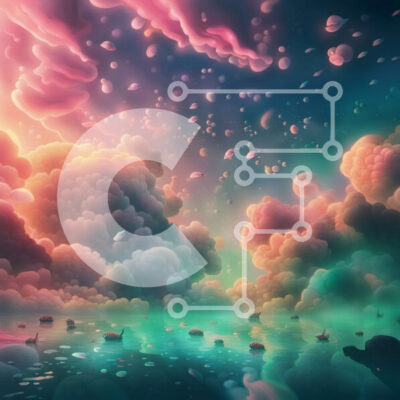 Intra Συλλεκτικό Ξύλινο Παζλ Plywood 4mm - Πολύχρωμος ουρανός με τα σύννεφα πάνω από το νερό Σε Ξύλινο Κουτί - Διαστάσεις: 10x10 cm – 25 κομμάτια - Image 1