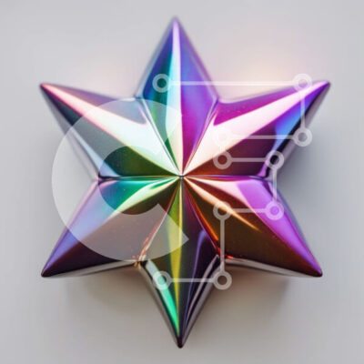 Intra Συλλεκτικό Ξύλινο Παζλ Plywood  4mm - Δονούμενο και λαμπερό αντικείμενο σε σχήμα αστεριού με αιχμηρές άκρες Σε Ξύλινο Κουτί - Διαστάσεις: 10x10 cm – 25 κομμάτια - Image 1