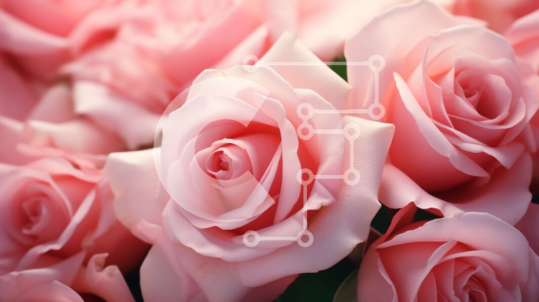 Intra Συλλεκτικό Ξύλινο Παζλ Plywood  4mm - Κοντινό πλάνο με ροζ τριαντάφυλλα σε ένα βάζο Σε Ξύλινο Κουτί - Διαστάσεις: 10x10 cm – 25 κομμάτια