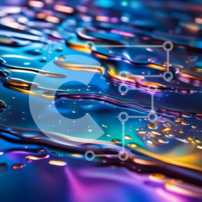 Intra Συλλεκτικό Ξύλινο Παζλ Plywood 4mm - Ζωντανή εικόνα από κοντά με πολύχρωμο υγρό με σταγονίδια Σε Ξύλινο Κουτί - Διαστάσεις Puzzle: 10x10 cm – 25 κομμάτια - Image 1