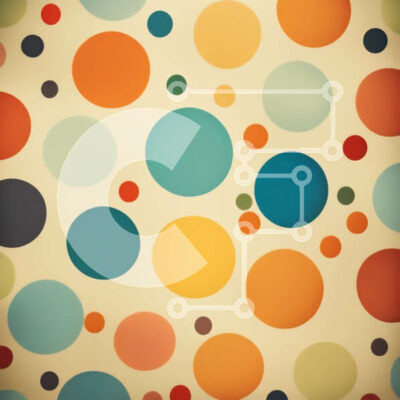 Intra Συλλεκτικό Ξύλινο Παζλ Plywood 4mm - Χαρούμενο και παιχνιδιάρικο μοτίβο πουά για ταπετσαρίες, υφάσματα και συσκευασίες Σε Ξύλινο Κουτί - Διαστάσεις Puzzle: 10x10 cm – 25 κομμάτια - Image 1