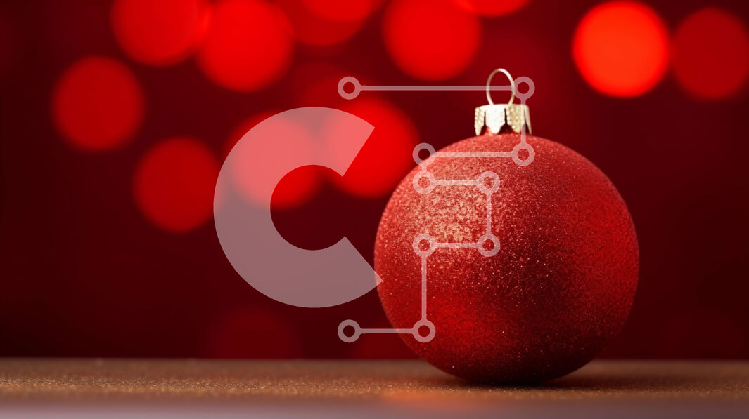 Intra Συλλεκτικό Ξύλινο Παζλ Plywood  4mm - Κόκκινη μπάλα σε πορτοκαλί και κόκκινο φόντο Σε Ξύλινο Κουτί - Διαστάσεις Puzzle: 10x10 cm – 25 κομμάτια