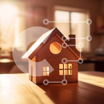 Intra Συλλεκτικό Ξύλινο Παζλ Plywood  4mm - Όμορφη εικόνα ενός άνετου ξύλινου σπιτιού με κήπο Σε Ξύλινο Κουτί - Διαστάσεις Puzzle: 10x10 cm – 25 κομμάτια - Image 1