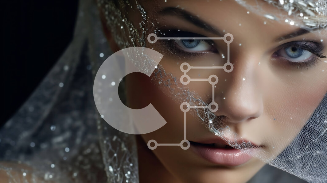 Intra Συλλεκτικό Ξύλινο Παζλ Plywood  4mm - Όμορφη εικόνα μιας γυναίκας με πέπλο που κρατά ένα μπουκέτο λουλούδια Σε Ξύλινο Κουτί - Διαστάσεις Puzzle: 10x10 cm – 25 κομμάτια