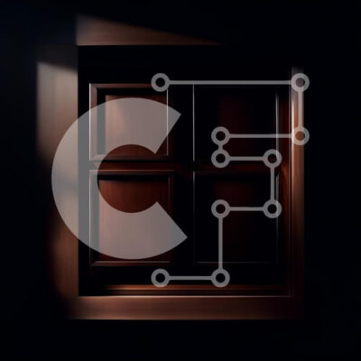 Intra Συλλεκτικό Ξύλινο Παζλ Plywood  4mm - Μυστηριώδες σκοτεινό δωμάτιο με μονό ξύλινο παράθυρο Σε Ξύλινο Κουτί - Διαστάσεις Puzzle: 10x10 cm – 25 κομμάτια - Image 1