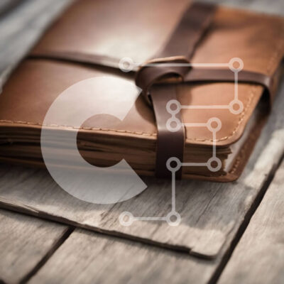 Intra Συλλεκτικό Ξύλινο Παζλ Plywood  4mm - Καφέ δερμάτινο σημειωματάριο σε ξύλινη επιφάνεια Σε Ξύλινο Κουτί - Διαστάσεις Puzzle: 10x10 cm – 25 κομμάτια - Image 1