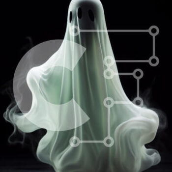 Intra Συλλεκτικό Ξύλινο Παζλ Plywood  4mm - Πλωτό ειδώλιο φαντασμάτων με λευκό καπνό Σε Ξύλινο Κουτί - Διαστάσεις Puzzle: 10x10 cm – 25 κομμάτια - Image 1