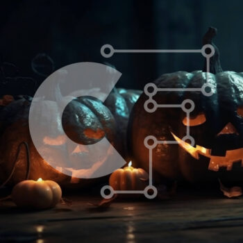 Intra Συλλεκτικό Ξύλινο Παζλ Plywood  4mm - Απόκοσμες σκαλιστές κολοκύθες με λαμπερά μάτια Σε Ξύλινο Κουτί - Διαστάσεις Puzzle: 10x10 cm – 25 κομμάτια - Image 1