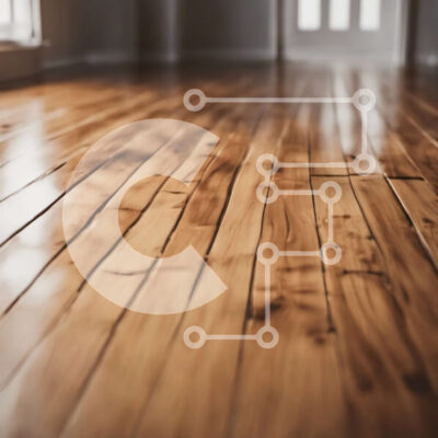 Intra Συλλεκτικό Ξύλινο Παζλ Plywood 4mm - Γυαλιστερό ξύλινο πάτωμα με σχέδιο ψαροκόκαλο Σε Ξύλινο Κουτί - Διαστάσεις Puzzle: 10x10 cm – 25 κομμάτια - Image 1