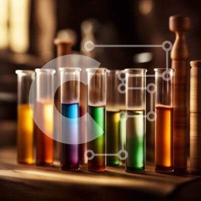 Intra Συλλεκτικό Ξύλινο Παζλ Plywood  4mm - Δονούμενο Σετ δοκιμαστικού σωλήνα για επιστημονική έρευνα και πειραματισμό Σε Ξύλινο Κουτί - Διαστάσεις Puzzle: 10x10 cm – 25 κομμάτια - Image 1