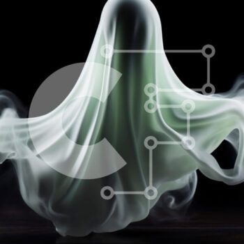 Intra Συλλεκτικό Ξύλινο Παζλ Plywood  4mm - Λευκό φάντασμα που επιπλέει και εκπέμπει καπνό Σε Ξύλινο Κουτί - Διαστάσεις Puzzle: 10x10 cm – 25 κομμάτια - Image 1