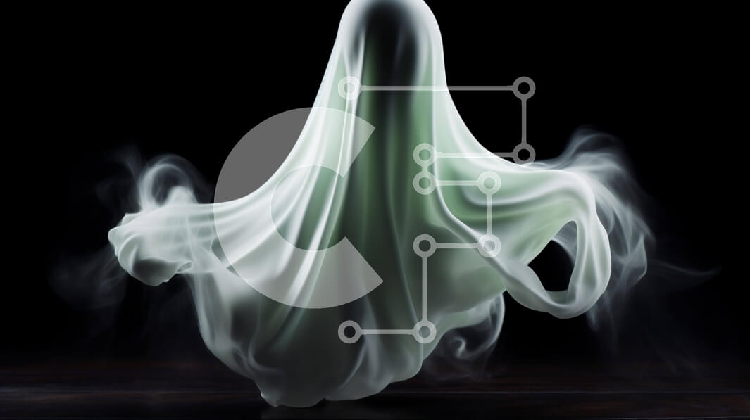 Intra Συλλεκτικό Ξύλινο Παζλ Plywood  4mm - Λευκό φάντασμα που επιπλέει και εκπέμπει καπνό Σε Ξύλινο Κουτί - Διαστάσεις Puzzle: 10x10 cm – 25 κομμάτια