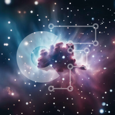 Intra Συλλεκτικό Ξύλινο Παζλ Plywood  4mm - Εκπληκτική εικόνα ενός νεφελώματος στο διάστημα Σε Ξύλινο Κουτί - Διαστάσεις Puzzle: 10x10 cm – 25 κομμάτια - Image 1