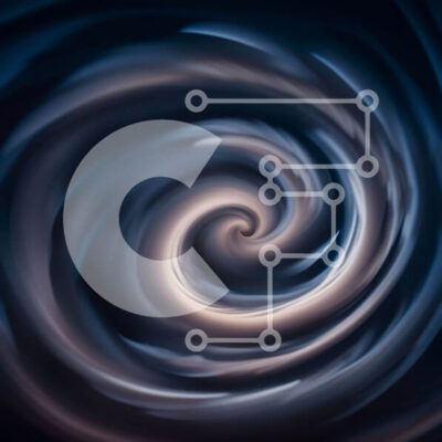 Intra Συλλεκτικό Ξύλινο Παζλ Plywood  4mm - Αφηρημένη Τέχνη: Περιστρεφόμενη δίνη των χρωμάτων Σε Ξύλινο Κουτί - Διαστάσεις Puzzle: 10x10 cm – 25 κομμάτια - Image 1