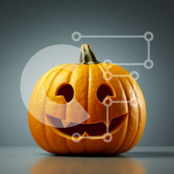 Intra Συλλεκτικό Ξύλινο Παζλ Plywood  4mm - Σκαλιστή κολοκύθα με χαμογελαστό πρόσωπο Σε Ξύλινο Κουτί - Διαστάσεις Puzzle: 10x10 cm – 25 κομμάτια - Image 1