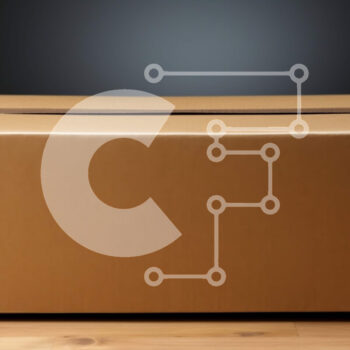 Intra Συλλεκτικό Ξύλινο Παζλ Plywood  4mm - Άδειο καφέ χάρτινο κουτί σε ένα ξύλινο πάτωμα Σε Ξύλινο Κουτί - Διαστάσεις: 10x10 cm – 25 κομμάτια - Image 1