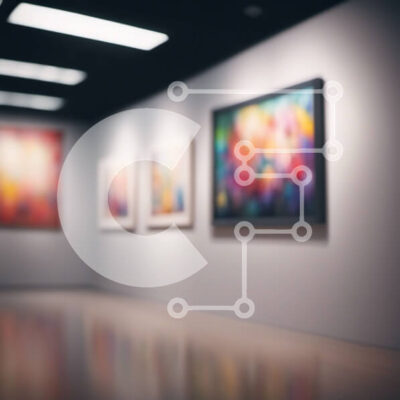 Intra Συλλεκτικό Ξύλινο Παζλ Plywood  4mm - Αφηρημένοι πίνακες ζωγραφικής σε αμυδρά φωτισμένο δωμάτιο Σε Ξύλινο Κουτί - Διαστάσεις Puzzle: 10x10 cm – 25 κομμάτια - Image 1