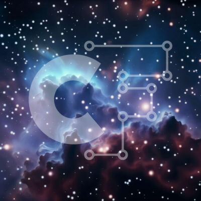 Intra Συλλεκτικό Ξύλινο Παζλ Plywood  4mm - Εκπληκτική εικόνα ενός νεφελώματος στο διάστημα Σε Ξύλινο Κουτί - Διαστάσεις Puzzle: 10x10 cm – 25 κομμάτια - Image 1