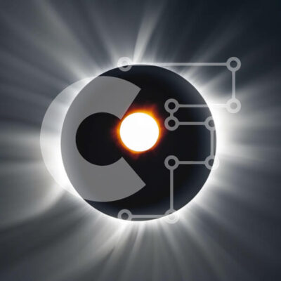 Intra Συλλεκτικό Ξύλινο Παζλ Plywood  4mm - Εκπληκτική εικόνα μιας έκλειψης ηλίου με μερικώς σκοτισμένο ήλιο και κορώνα Σε Ξύλινο Κουτί - Διαστάσεις Puzzle: 10x10 cm – 25 κομμάτια - Image 1