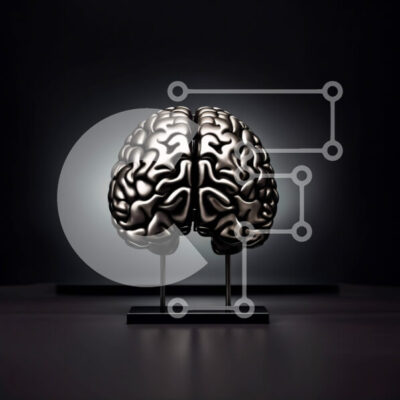 Intra Συλλεκτικό Ξύλινο Παζλ Plywood  4mm - Κομψό και μοντέρνο τρισδιάστατο μοντέλο ανθρώπινου εγκεφάλου Σε Ξύλινο Κουτί - Διαστάσεις Puzzle: 10x10 cm – 25 κομμάτια - Image 1