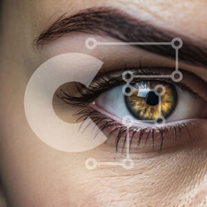 Intra Συλλεκτικό Ξύλινο Παζλ Plywood  4mm - Όμορφη κοντινή πλάνο ενός γυναικείου ματιού με μακριές βλεφαρίδες και χοντρά φρύδια Σε Ξύλινο Κουτί - Διαστάσεις Puzzle: 10x10 cm – 25 κομμάτια