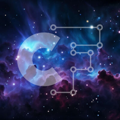 Intra Συλλεκτικό Ξύλινο Παζλ Plywood  4mm - Εκπληκτική εικόνα ενός νεφελώματος στο διάστημα με μωβ, μπλε και ροζ χρώματα Σε Ξύλινο Κουτί - Διαστάσεις Puzzle: 10x10 cm – 25 κομμάτια - Image 1