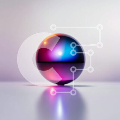 Intra Συλλεκτικό Ξύλινο Παζλ Plywood  4mm - Δονούμενη και αφηρημένη εικόνα μιας λαμπερής μπάλας Σε Ξύλινο Κουτί - Διαστάσεις Puzzle: 10x10 cm – 25 κομμάτια - Image 1